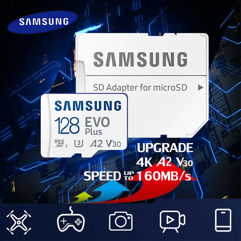 Micro SD SAMSUNG 128GB EVO PLUS Memory Card