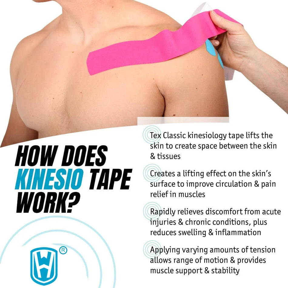 Colored Kinesio tapes 5m x 5cm