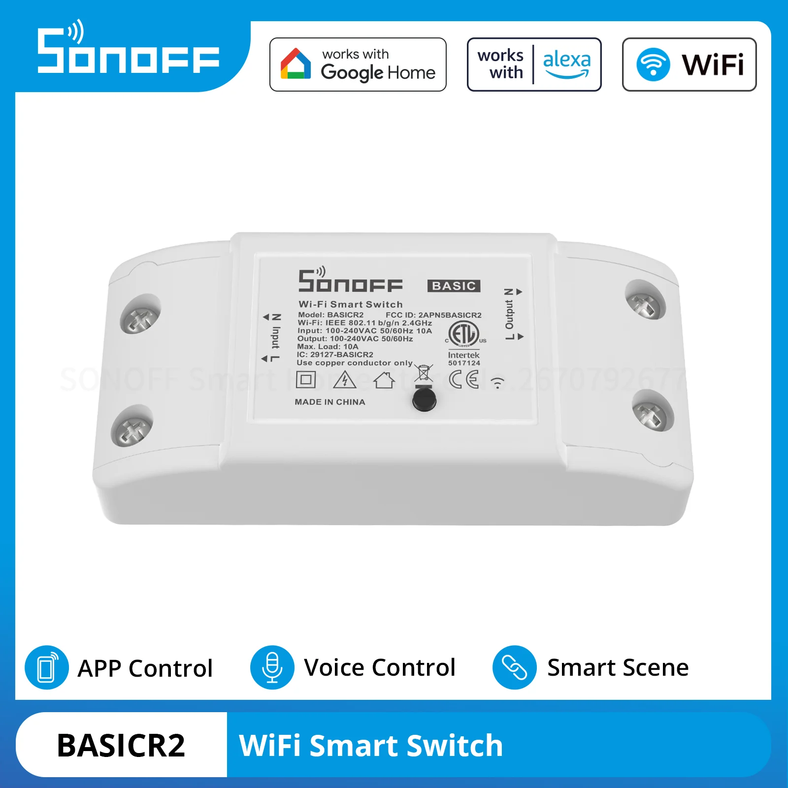 SONOFF Basic R2 10A Wifi Switcher